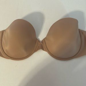 Victoria's Secret Nude Strapless Bra Size 32DDD